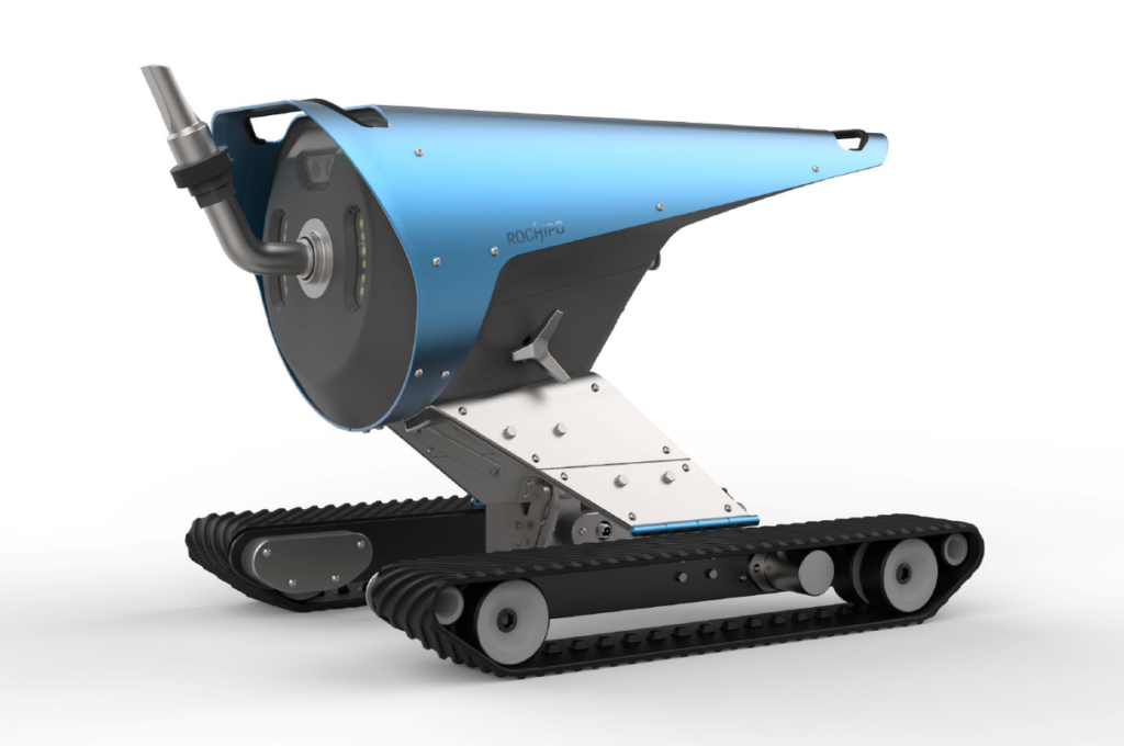 Spolupracovali jsme na návrhu nového designu robota pro čištění potrubí
